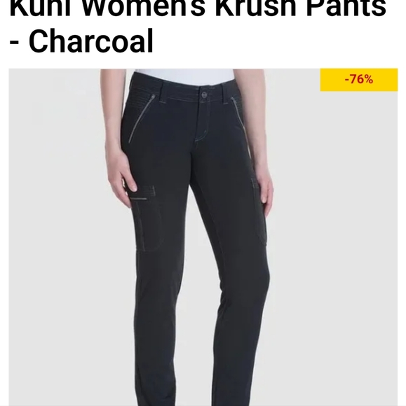Kuhl Krush Pants 4 Regular Gray - Picture 1 of 8